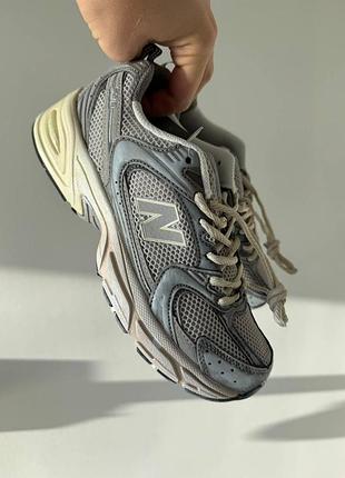 Сірі кросівки унісекс new balance 530 vintage grey matter х нью беланс 44