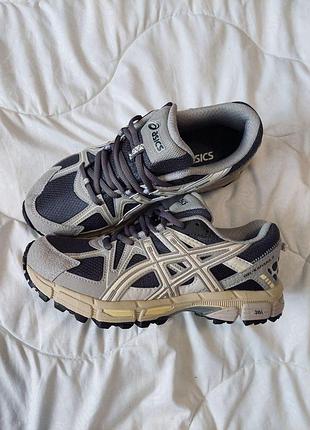 Мужские cерые кроссовки asics gel kahana 8 grey black х асикс 44