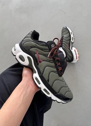Мужские кроссовки хаки nike air max tn plus khaki black х эйр макс тн 44