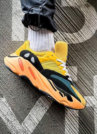 Жовті кросівки адідас їзі 700 унісекс adidas yeezy boost 700 sun 45