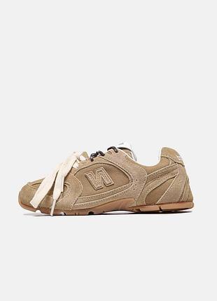 Женские бежевые кроссовки new balance 530 miu miu beige х нью беланс 37