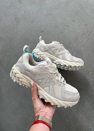 Бежевые кроссовки унисекс new balance 610 v1 beige х нью беланс 36