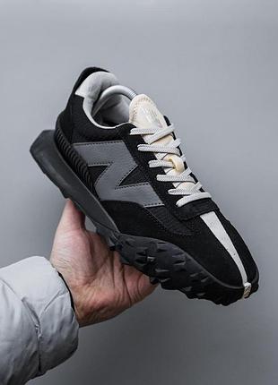 Черные кроссовки унисекс new balance xc-72 black white х нью беланс 43
