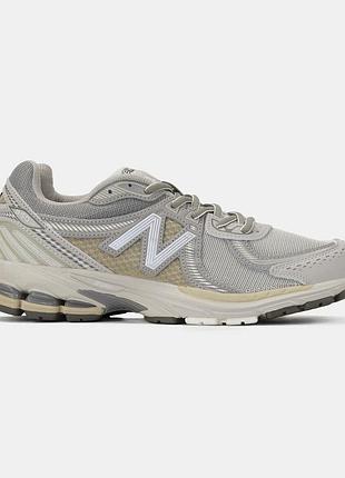 Бежеві кросівки унісекс new balance 860 v2 beige х нью беланс 44