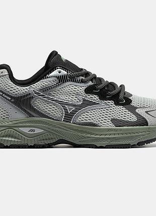 Мужские кроссовки хаки mizuno racer s khaki black х мизуно 44