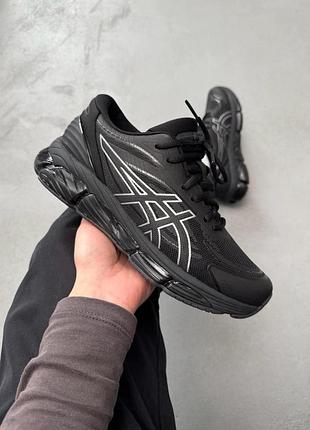 Мужские чёрные кроссовки asics gel quantum 360 black х асикс 41