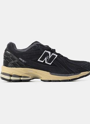 Чорні кросівки унісекс new balance 1906r black beige х нью беланс 40