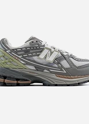 Женские cерые кроссовки new balance 1906u grey olivine х нью беланс 39