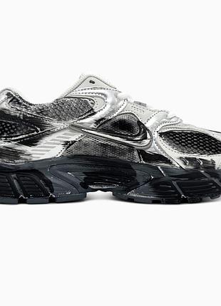 Сірі кросівки унісекс nike zoom vomero 5 runner custom white black х вомеро 42