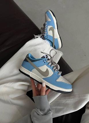 Блакитні кросівки унісекс nike sb dunk low otomo katsuhiro old blue х данк 40