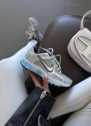 Женские серые кроссовки nike air zoom vomero 5 blue tint х вомеро 37