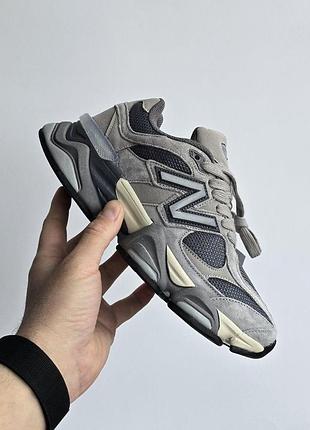 Женские серые кроссовки new balance 9060 grey х нью беланс 39