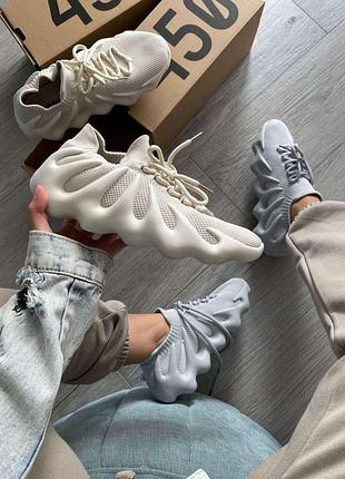 Бежевые кроссовки адидас изи 450 унисекс adidas yeezy 450 cloud white 36