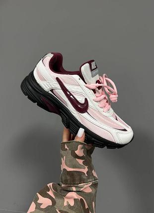 Розовые женские кроссовки nike initiator pink black burgundy х найк 36