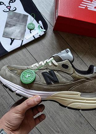 Коричневые мужские кроссовки new balance 993 jjjound made in usa mushroom х нью беланс 40