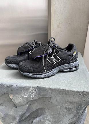 Чорні кросівки унісекс new balance 1906r cordura pocket black х нью беланс 41