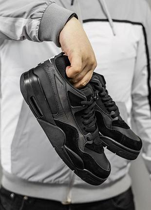 Чорні кросівки унісекс air jordan 4 nigel sylvester rm black х джордан 39