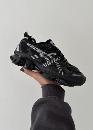 Чорні кросівки унісекс asics gel-quantum kinetic triple black х асікс 36