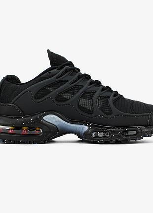 Мужские чёрные кроссовки nike air max tn terrascape plus black metalic х эйр макс тн 41