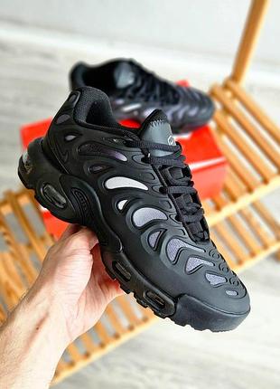 Мужские чёрные кроссовки nike air max tn plus drift black х эйр макс тн 45