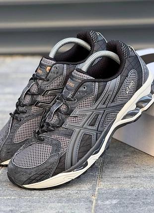 Мужские серые кроссовки asics gel nimbus 10.1 grey х асикс 42