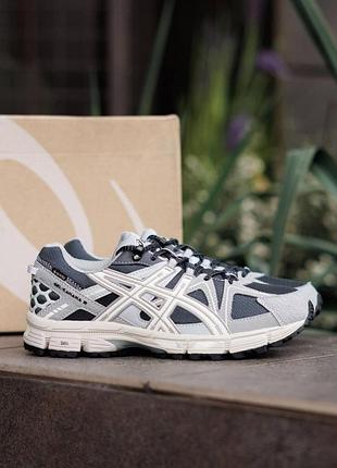 Мужские серые кроссовки asics gel kahana 8 grey gore tex х асикс 43