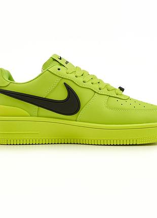 Салатові кросівки унісекс nike air force 1 low ambush flash lime х найк ейр форс 42
