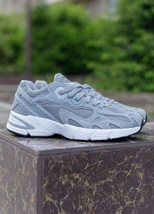 Сірі кросівки унісекс adidas astir grey white х астер 38