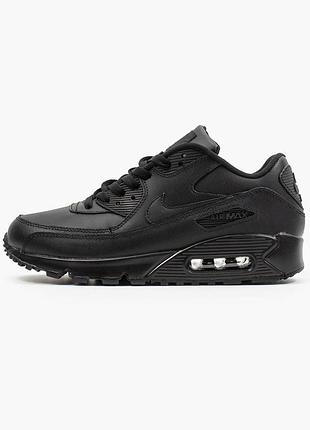 Мужские черные кроссовки nike air max 90 surpus cordura black х эйр макс 44