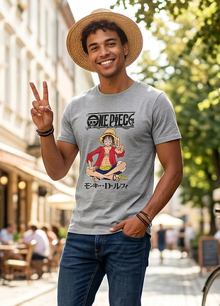 Футболка one piece luffy аниме