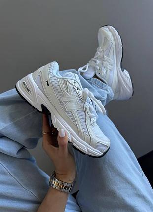 Білі кросівки унісекс new balance 740 white black х нью беланс 40