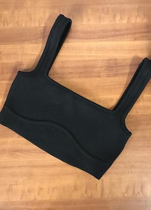 Короткий щільний топ zara