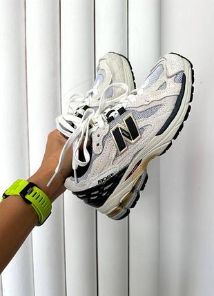 Білі кросівки унісекс new balance 1906d protection pack white yellow х нью беланс 36