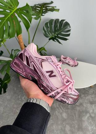 Женские розовые кроссовки new balance 509 pink black custom х нью беланс 36
