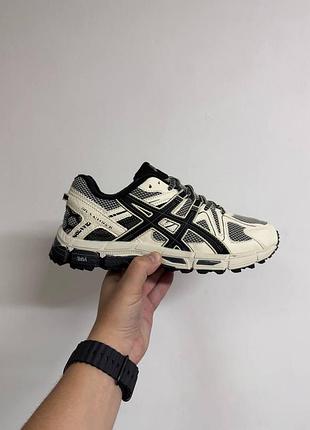Мужские бежевые кроссовки asics gel kahana 8 beige black termo gore-tex winter х ассикс 41