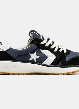 Синие кроссовки унисекс converse omni trainer blue black white х конверс 37