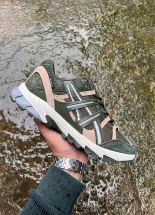 Мужские кроссовки хаки asics gel sonoma khaki beige gore-tex termo winter х ассикс 41