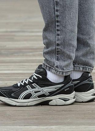 Чорні чоловічі кросівки asics gel gt 2160 gore-tex black winter termo х асікс 41