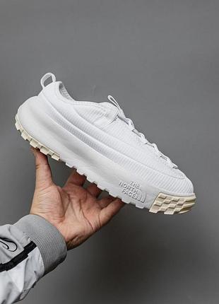 Білі чоловічі кросівки the north face tnf low never stop lace white х норт фейс 40