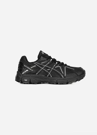 Черные кроссовки унисекс asics gel kahana 8 black termo х ассикс 37