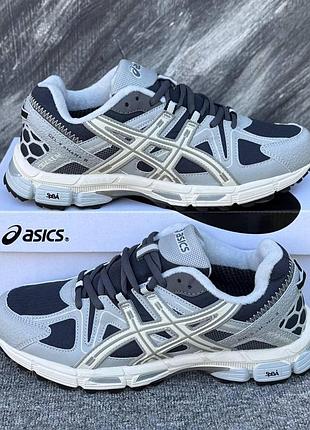 Мужские бежевые кроссовки asics gel kahana 8 beige grey termo х ассикс 42