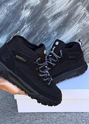 Чорні чоловічі черевики timberland black winter termo х тімберленд 44