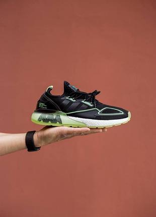 Чорні чоловічі кросівки adidas zx 2k boost x адідас 42