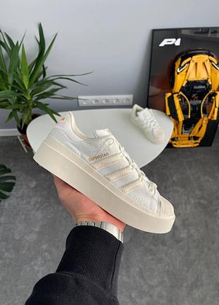 Жіночі кросівки adidas superstar bonega gz3474 beige white х суперстар 38
