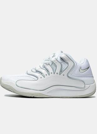 Чоловічі білі кросівки nike zoom kd 18 pure money х найк 43