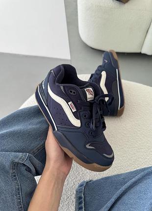 Сині кеди унісекс vans dime rowley xlt blue white gum х ванс 37