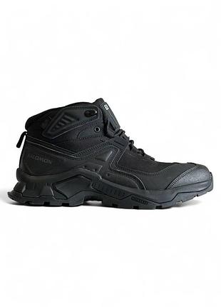 Мужские черные кроссовки salomon gore-tex black termo х саломон 44