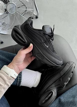 Чорні кросівки унісекс nike air max portal black х портал 43