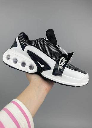 Чоловічі чорно-білі кросівки nike air max dn black white х ейр макс 40