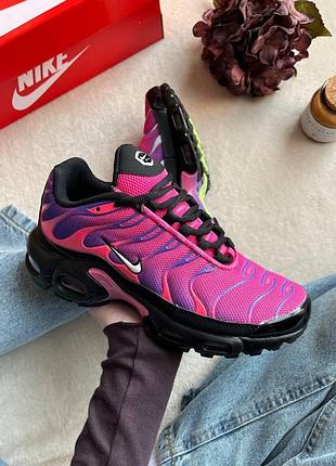 Фиолетовые кроссовки унисекс nike air max tn plus rebellious air fireberry х эйр макс тн 36